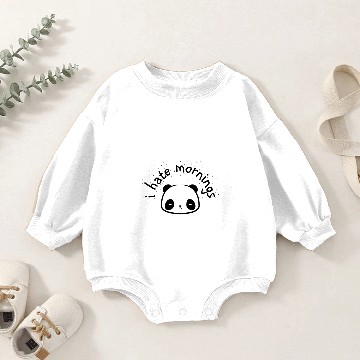 Discover i hate mornings Baby Romper Sweatshirts