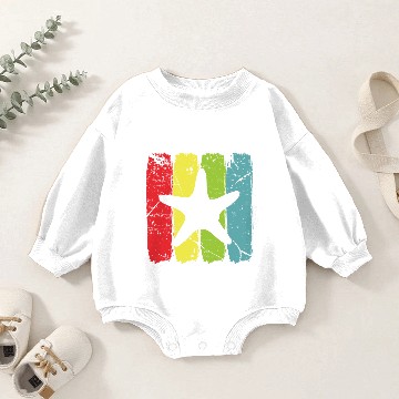 Discover Starfish Baby Romper Sweatshirts