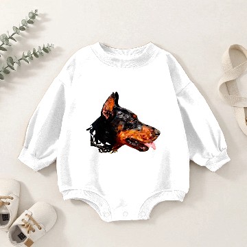 Discover Rottweiler Doberman Baby Romper Sweatshirts