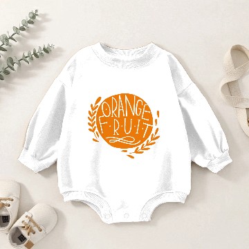 Discover Orange Fruit Baby Romper Sweatshirts
