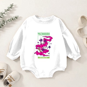 Discover Japan National Flower Sakura Giftidea Baby Romper Sweatshirts