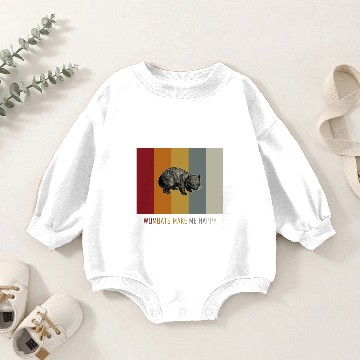 Discover Wombat Baby Romper Sweatshirts