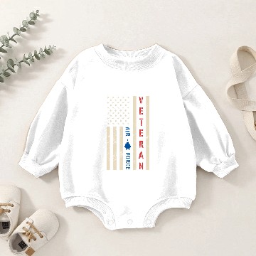Discover U.S. Air Force Veteran Baby Romper Sweatshirts