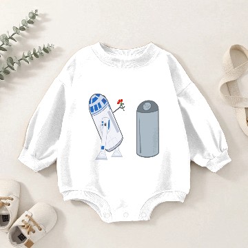 Discover Confused R2D2 Baby Romper Sweatshirts