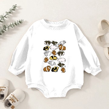 Discover Cartoon guinea pig pattern Baby Romper Sweatshirts