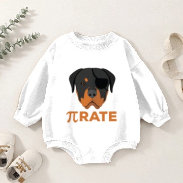 Discover Pirate Rottweiler Gift Baby Romper Sweatshirts