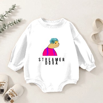 Discover Streamer Dora Baby Romper Sweatshirts