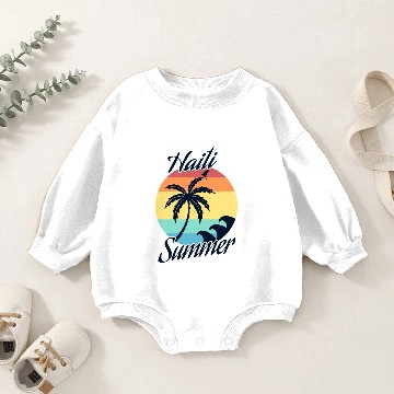 Discover haiti Baby Romper Sweatshirts