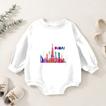 Discover Dubai Baby Romper Sweatshirts