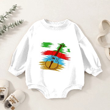 Discover Violin Musical Instrument String Orchestra Baby Romper Sweatshirts