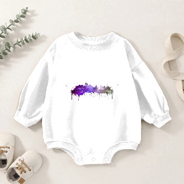 Discover Sao Paulo skyline Baby Romper Sweatshirts