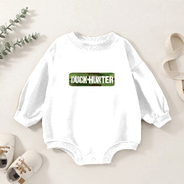 Discover DUCK HUNTER in Camouflage Shield Design Baby Romper Sweatshirts