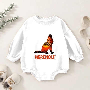 Discover Werewolf Halloween Baby Romper Sweatshirts