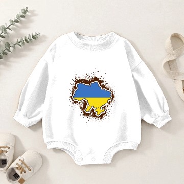 Discover Ukraine Baby Romper Sweatshirts