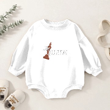 Discover Black Queen Baby Romper Sweatshirts