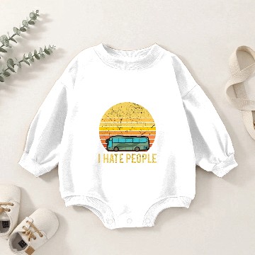 Discover I hate people! I hate People Baby Romper Sweatshirts