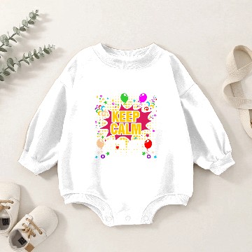 Discover Keep Calm Its My 60th Birthday Baby Romper Sweatshirts