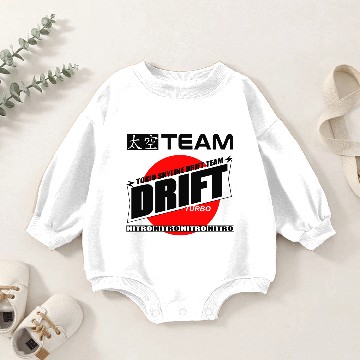 Discover Drift Racing Team Baby Romper Sweatshirts