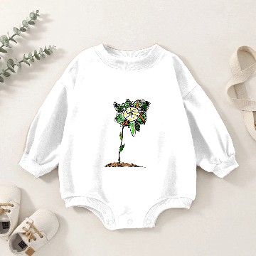 Discover colorful flower Baby Romper Sweatshirts