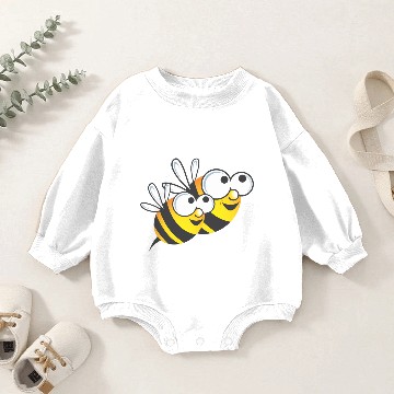 Discover Honey Bee Baby Romper Sweatshirts