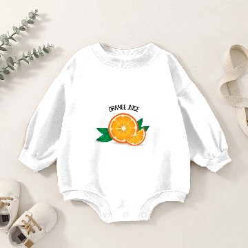 Discover Orange Juice Baby Romper Sweatshirts