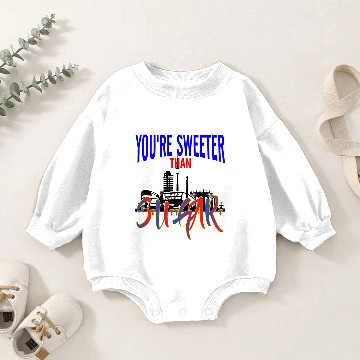Discover Germany Stuttgart Funny quotes sugar Baby Romper Sweatshirts