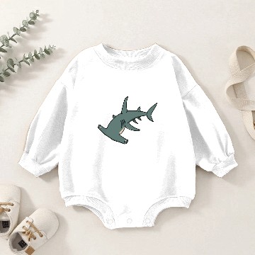 Discover Hammerhead Shark Baby Romper Sweatshirts For Ocean Predator Lovers
