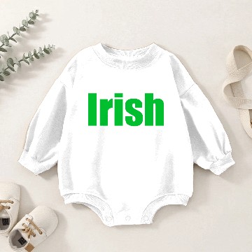 Discover Irish Green Baby Romper Sweatshirts