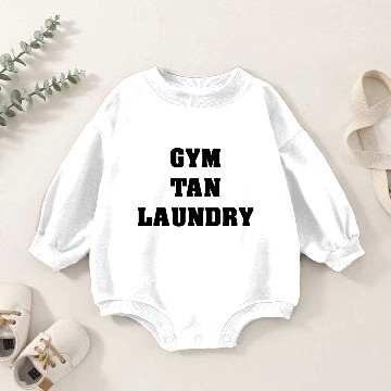 Discover Gym Tan Laundry Baby Romper Sweatshirts