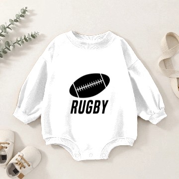 Discover Rugby Baby Romper Sweatshirts