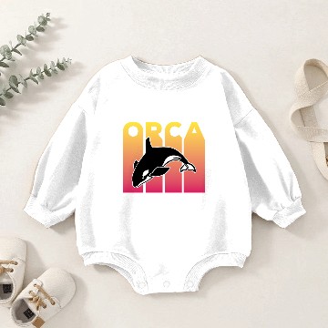 Discover Killer whale Baby Romper Sweatshirts