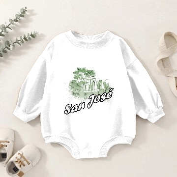 Discover San Jose Baby Romper Sweatshirts