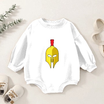 Discover Sparta Helmet Baby Romper Sweatshirts