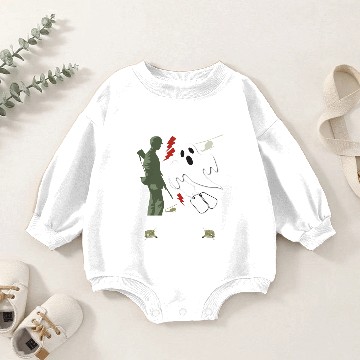 Discover Vintage Ghost Army military Gift Allied Baby Romper Sweatshirts