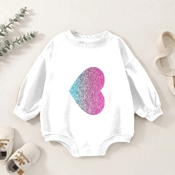 Discover So pretty- sparkly pink & light blue! Baby Romper Sweatshirts