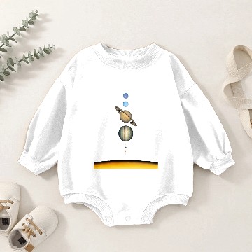 Discover solar system Baby Romper Sweatshirts