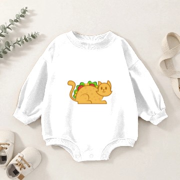 Discover Taco Cat Baby Romper Sweatshirts