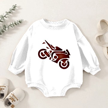 Discover Motorcycle Chopper Cruiser Biker Mechanic Gift Baby Romper Sweatshirts
