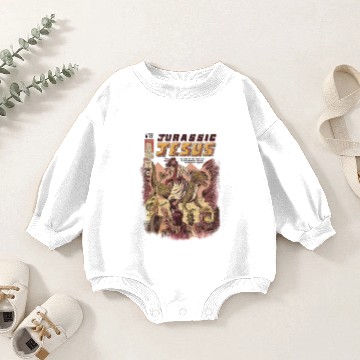 Discover JURASSIC JESUS v Baby Romper Sweatshirts