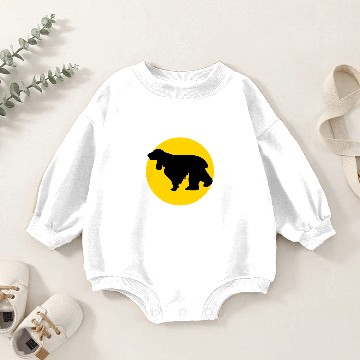 Discover cocker spaniel and moon Baby Romper Sweatshirts