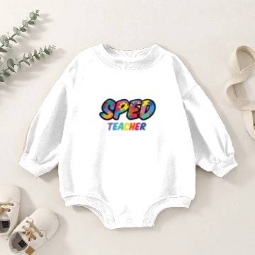 Discover SPED Special Education Teacher educators gift Baby Romper Sweatshirts