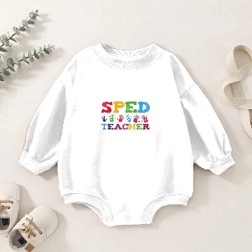 Discover SPED Special Education Teacher educators gift Baby Romper Sweatshirts