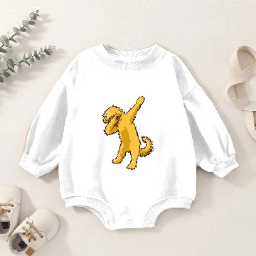 Discover Dabbing Dab Labradoodle Golden Doodle Dog Gift Baby Romper Sweatshirts
