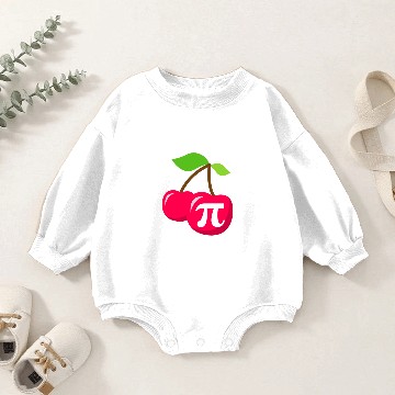 Discover Cherry Pi - Pi Day Math design Baby Romper Sweatshirts