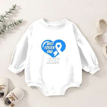 Discover Foster Care Awareness Best Foster Dad Ever Baby Romper Sweatshirts