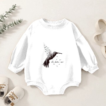 Discover Be Here Now Baby Romper Sweatshirts