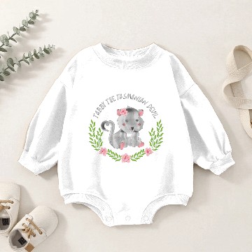 Discover Tabby the Tasmanian Devil Baby Romper Sweatshirts