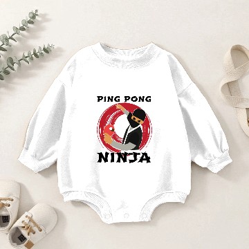 Discover Ping Pong Ninja Baby Romper Sweatshirts