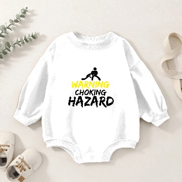 Discover Warning Choking Hazard Baby Romper Sweatshirts