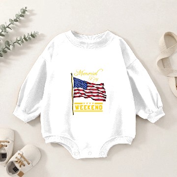 Discover USA Memorial Day Baby Romper Sweatshirts